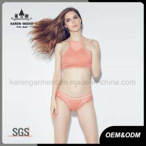 Lady solid Color Beach Wear Knitted Sexy Bikini Lingerie