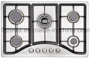 Five Burner Built in Stainless Steel Gas Hob Jzs75003