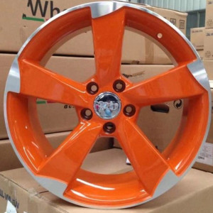 Orange for Audi Replica Alloy Wheels